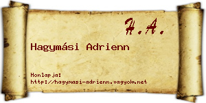 Hagymási Adrienn névjegykártya