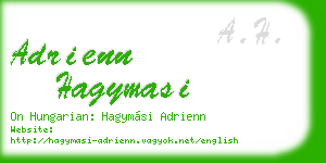 adrienn hagymasi business card